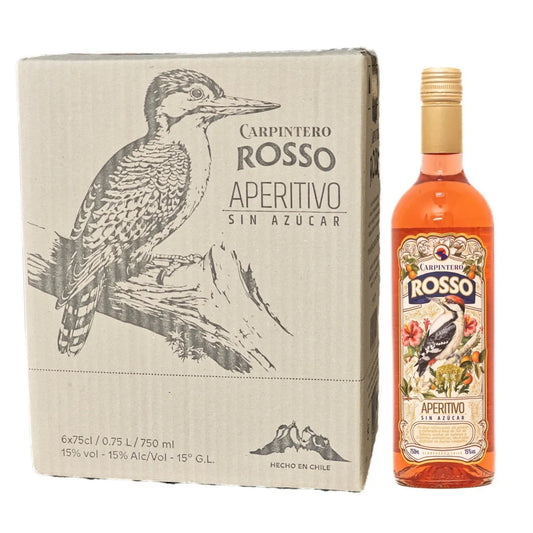 Caja 6X Aperitivo Carpintero Rosso 750ml